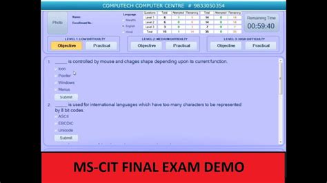 msicit|Examination details to get your MS.